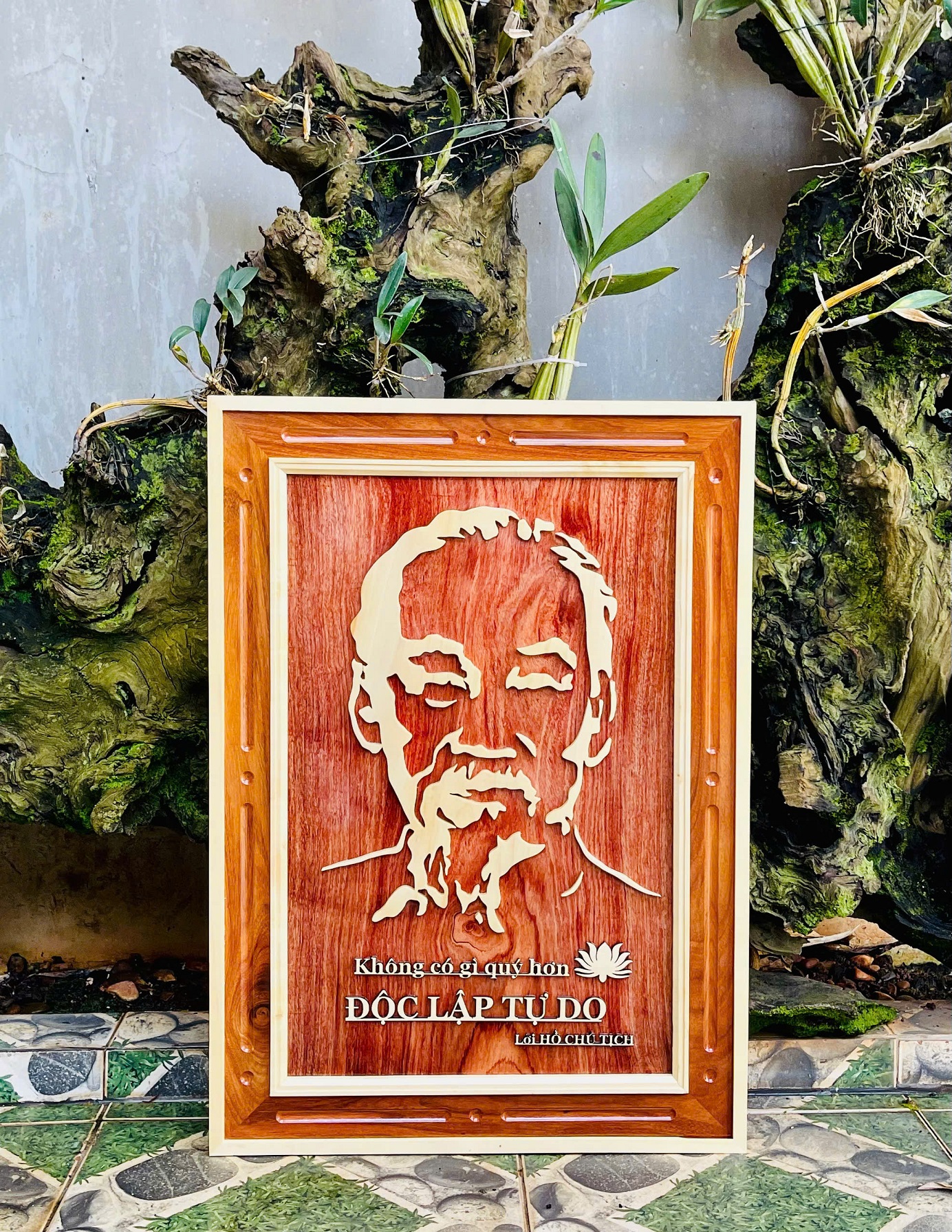 Ảnh chân dung Bác Hồ mẫu 02