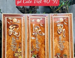 Bộ Tranh Phúc Lộc Thọ kiểu khung 01