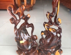 Cặp bình phay gỗ cẩm mẫu 03