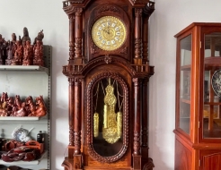 Đồng hồ tháp BIGBEN gỗ cẩm 02