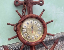 Đồng hồ xích neo gỗ cẩm mẫu 02