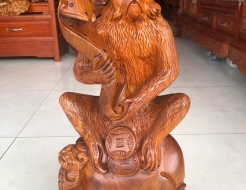  Khỉ tài lộc như ý 01