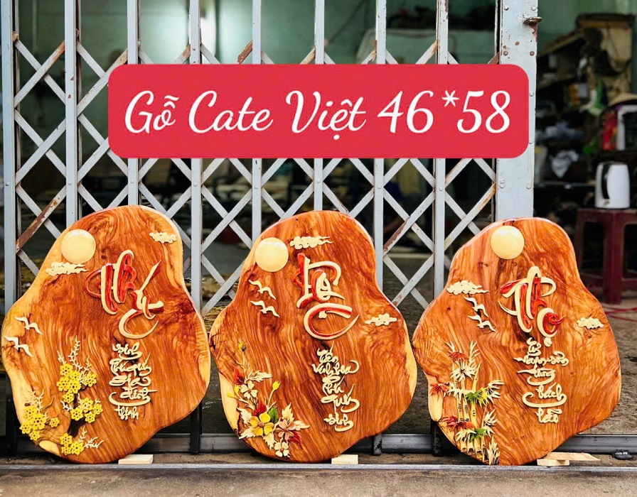 Tranh Phúc Lộc Thọ kiểu tự nhiên 01